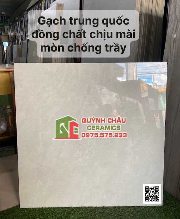 Gạch lát nền trung quốc 80x80 bóng chống xước mài mòn đá đồng chất 5185
