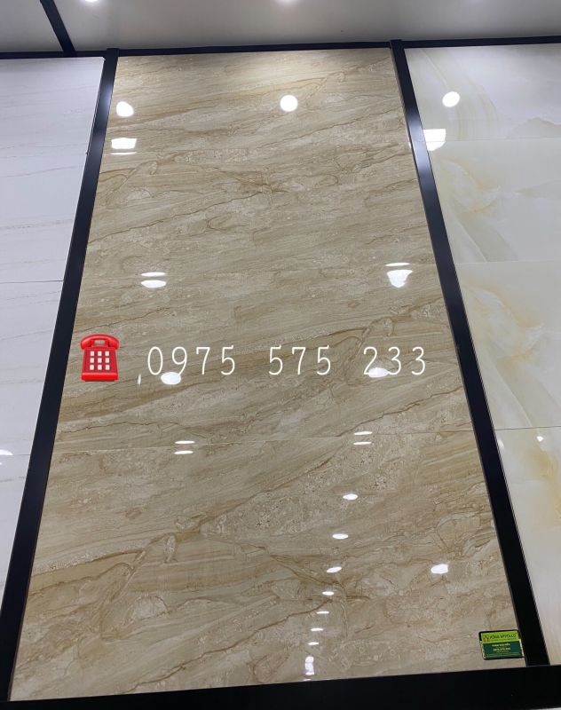 Gạch cao cấp nhà vườn 60x120 ốp lát siêu bóng kiếng tại an giang