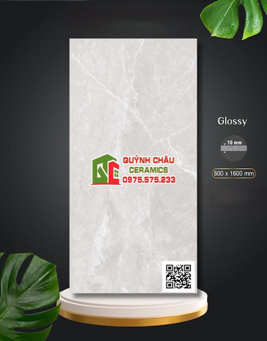 Gạch lát nền apodio 80x160 màu be vân trắng bóng vi tinh cao cấp 5278