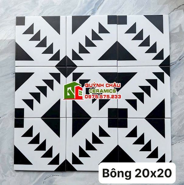 Gạch bông hoa văn 20x20 trung quốc giá rẻ