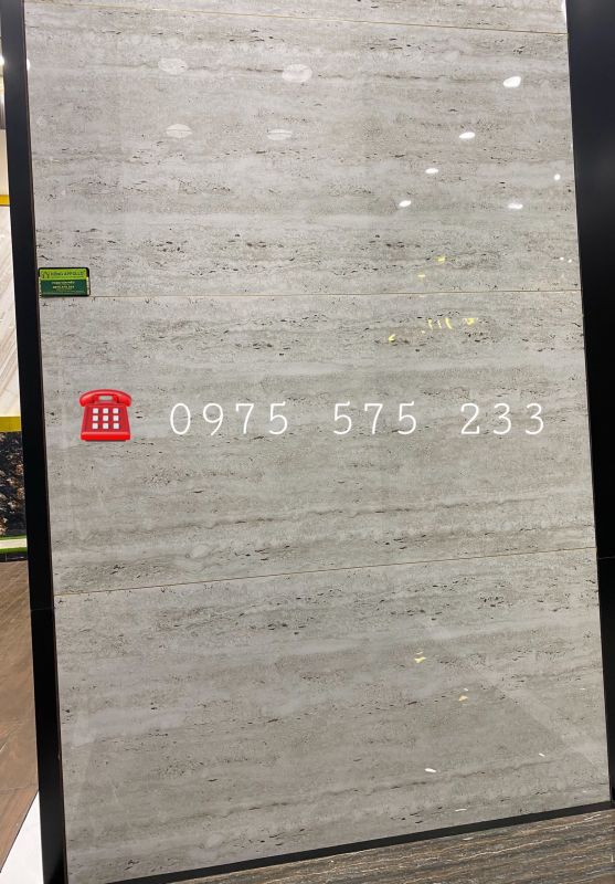 Gạch nhập khẩu 60x120 xám sọc bóng kiếng ốp lát phòng khách đẹp