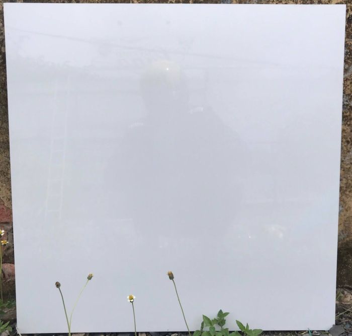 Gạch lát nền trắng trơn 60x60 Á Mỹ giá rẻ Bình Chánh, Long An