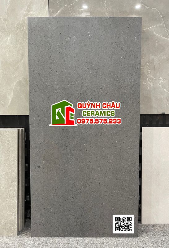 Gạch lát nền 600x1200 đá mờ ấn độ màu đen đậm điêu khắc carving