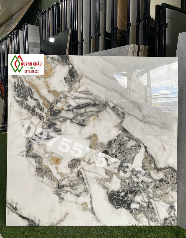 Gạch lát nền 100x100 size kích thước khổ lớn vân đá đồng chất