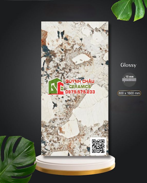 Gạch ốp lát Apodio 80x160 vân đá cẩm thạch siêu bóng vi tinh 5286