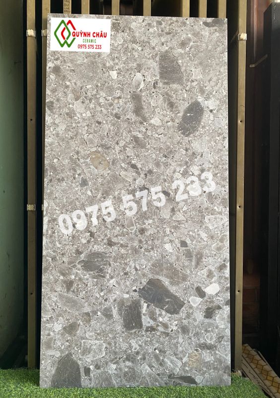Gạch terrazzo đá mài đồng chất 60x120 tây ban nha sang trọng