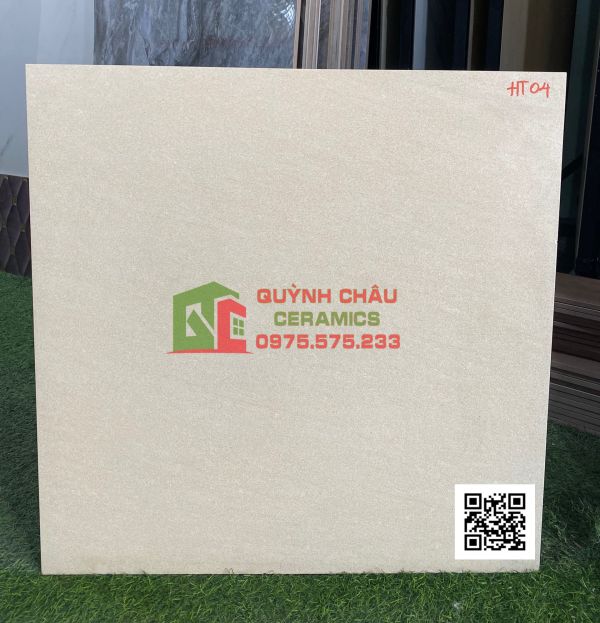 Gạch lát biệt thự vila 600x600 viglacera men mờ trắng xám