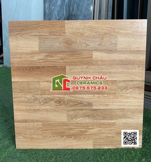 Gạch viglacera 60x60 vân giả gỗ mờ lát biệt thự vila