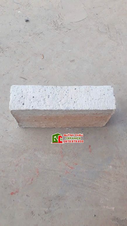 Gạch xây lát giả cổ bê tông màu xám 18x9cm