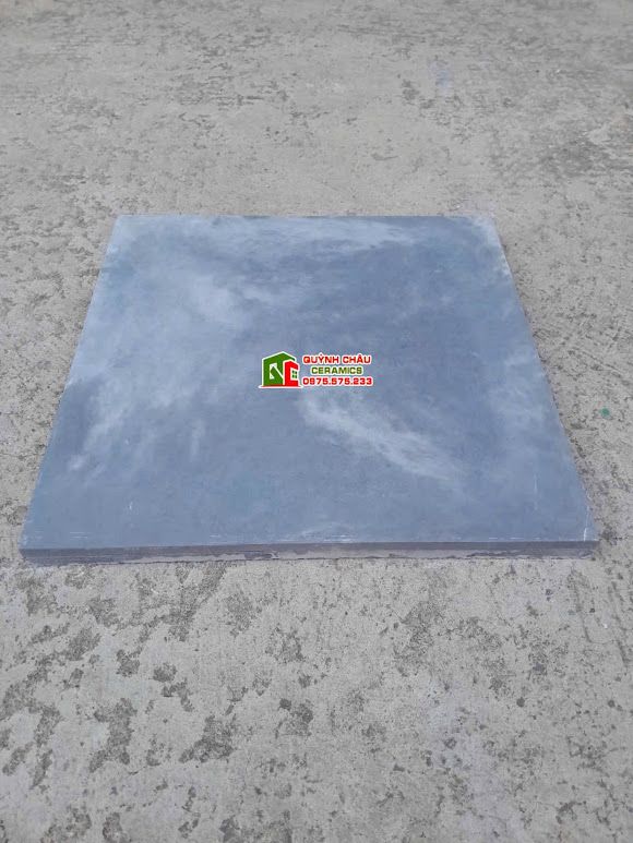 Gạch giả cổ 30x30 màu xám đậm loang xám