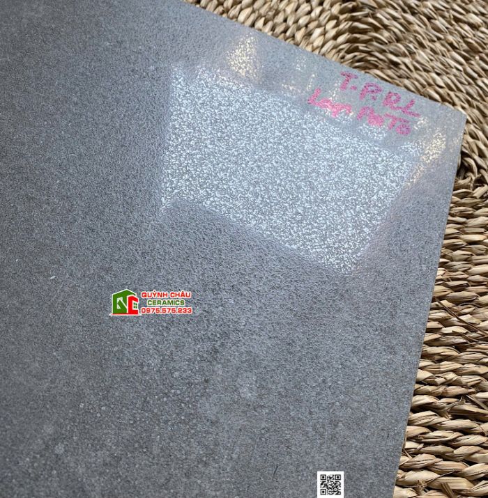 Gạch mờ hiệu ứng Lappato 80x80 xám đậm màu xi măng