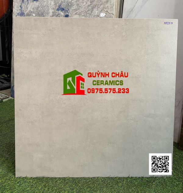 Gạch thạch bàn 60x60 men mờ giả xi măng