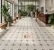 Gạch bông ốp lát 40x40 hoa văn cổ điển màu nâu kem