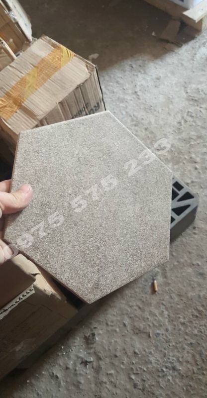 Gạch lục giác màu xám mờ 20x23 giá rẻ