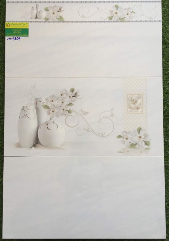 Gạch men bóng trắng vân 30x60 ốp tường Prime VH9869 3014