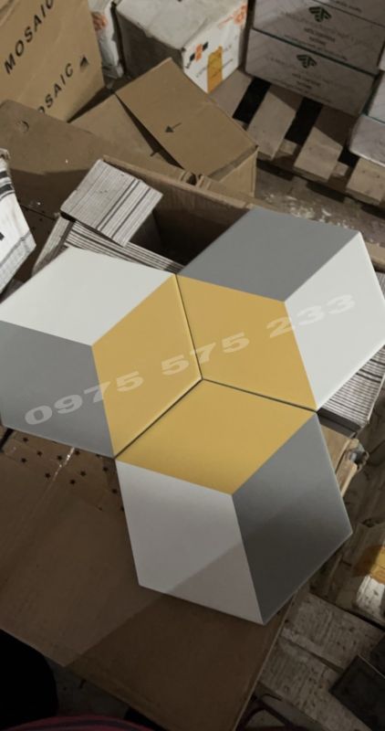 Mẫu gạch lục giác 200x230 trang trí ốp lát đẹp 