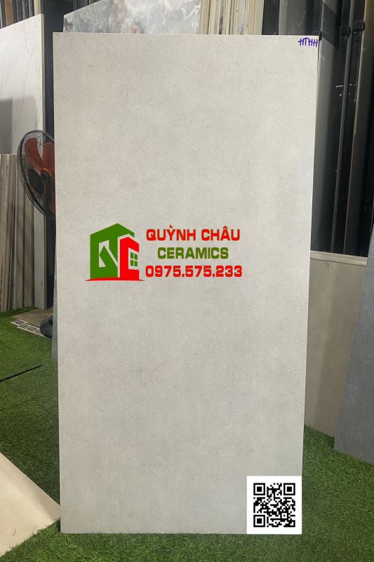 Gạch nhám mờ xám xi măng 60x120 ốp lát homestay đẹp