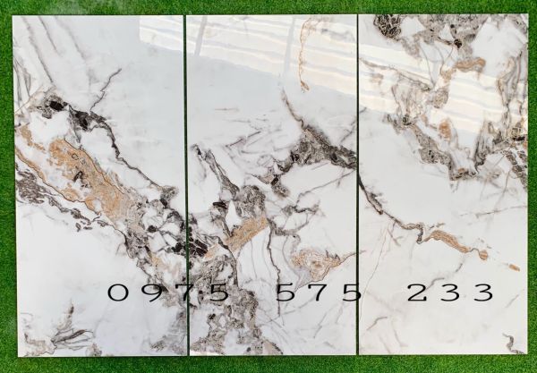 Gạch cao cấp siêu bóng 60x120 đẹp khắc kim trắng vân trung quốc cao cấp