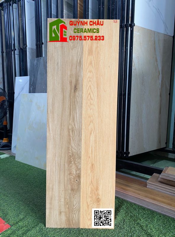 Gạch giả gỗ trung quốc 20x120 đá đồng chất mài cạnh giá tốt