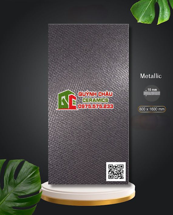 Gạch Apodio ốp lát 80x160 hiệu ứng bề mặt màu kim loại