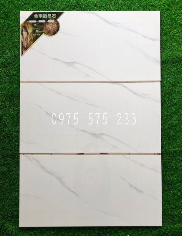 Gạch ốp tường 40x80 trắng vân khói trung quốc cao cấp bình chánh