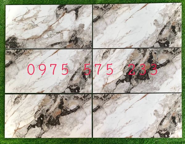 Gạch ốp tường 40x80 khắc kim đá bóng vân đẹp trung quốc cao cấp