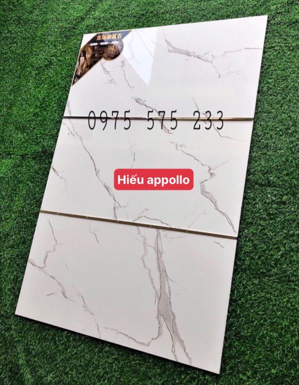 Gạch dán tường 40x80 vân khói khắc ánh bạc phòng khách trung quốc cao cấp