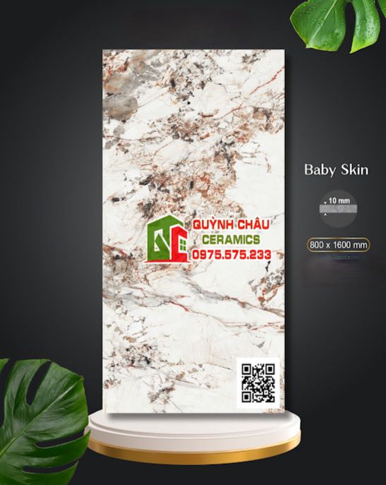 Gạch lát nền Apodio 80x160 baby skin vân đá cẩm thạch