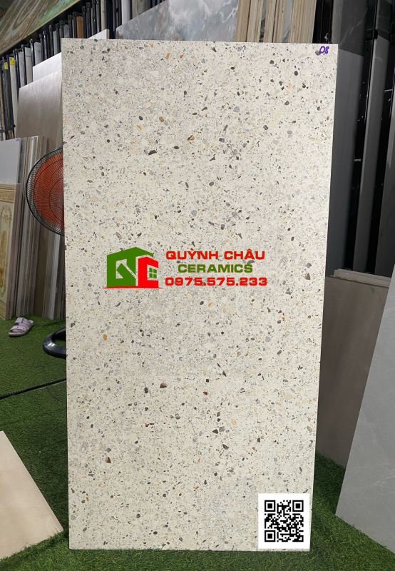 Gạch terrazzo nhập khẩu ấn độ 60x120 mờ matt vân đá granito đẹp