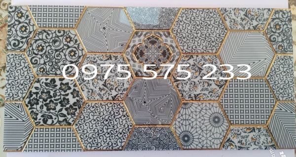 Đâu là đại lý bán gạch điểm trang trí 30x60 lục giác khắc kim tphcm