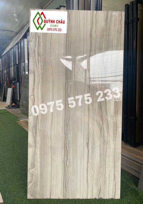 Gạch lát nền 60x120 hoàng gia siêu bóng vân đá marble khắc kim