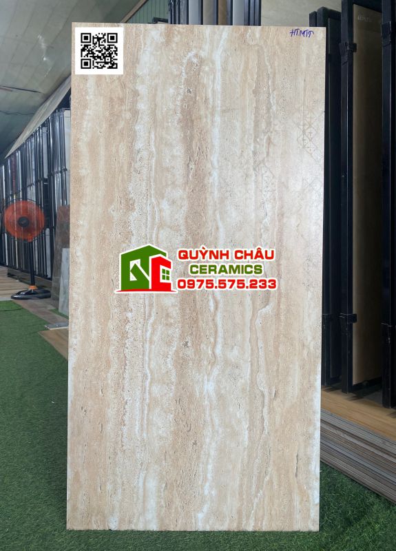 Gạch men mờ 600x1200 vân đá màu vàng marble ấn độ giá tốt