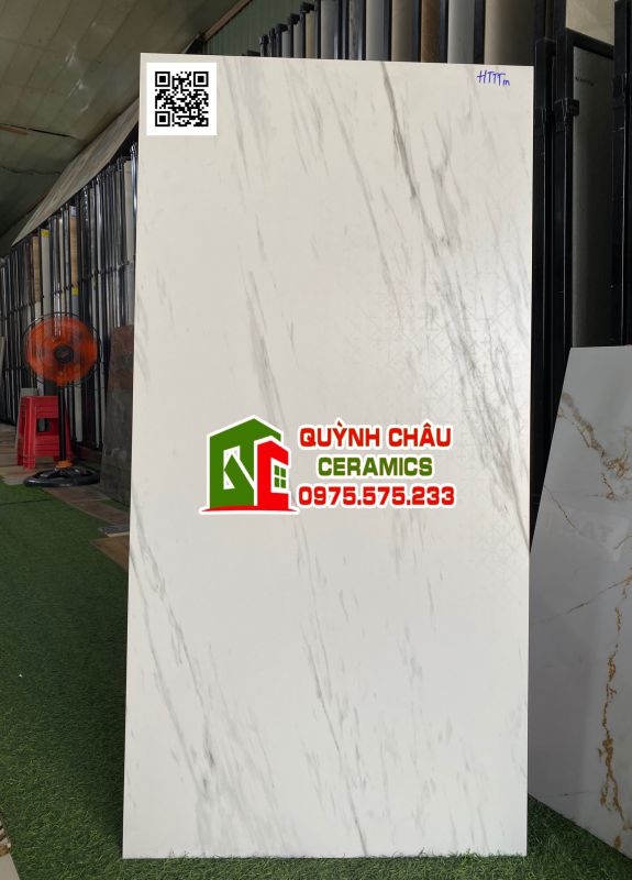 Gạch 600x1200 trắng mờ vân xám ấn độ giá rẻ quận 6