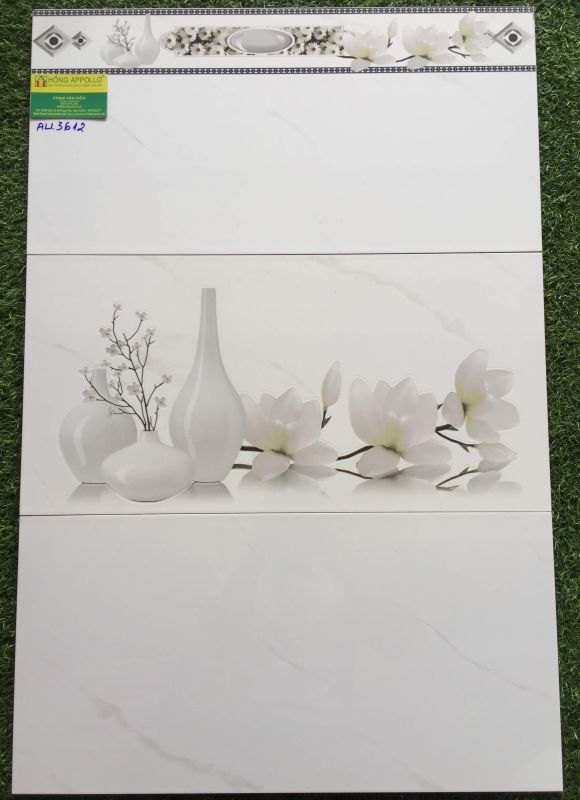 Gạch ốp tường trắng vân mây 30x60 phòng khách đẹp AU3612 2858