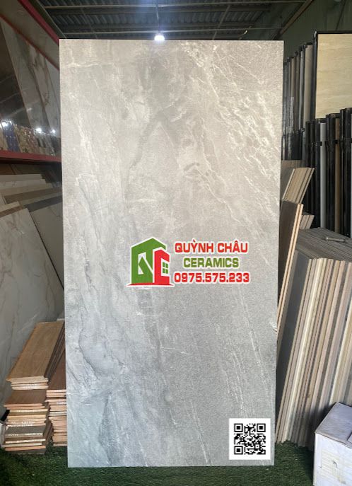 Gạch Apodio lát nền 80x160 vân đá xám matt tinh thể