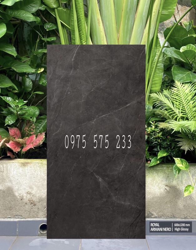 Gạch nâu xám đen 60x120 khổ to bóng kính ấn độ