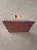 Gạch cổ Hội An bê tông đỏ màu đô 40x40cm lát sân vườn chống trơn