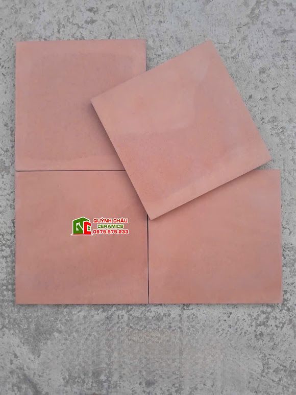 Gạch bê tông giả cổ màu vàng cam 30x30cm