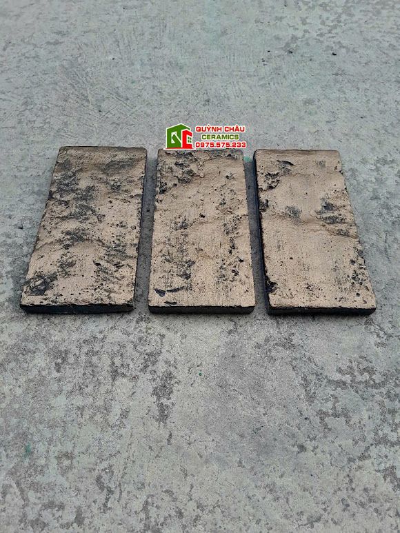 Gạch thẻ chữ nhật giả cổ ốp trang trí màu đồng