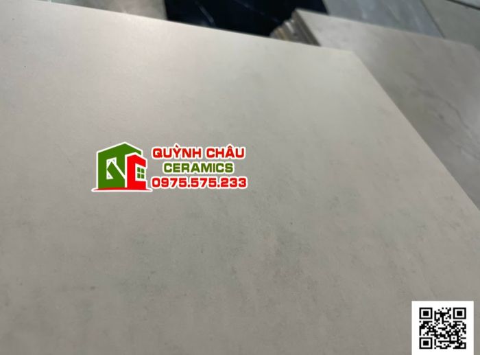 Gạch lát nền Italia 60x60 mờ màu xi măng nhạt đá đồng chất cao cấp