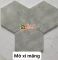 Gạch lát nền lục giác 20x23 màu vân xi măng