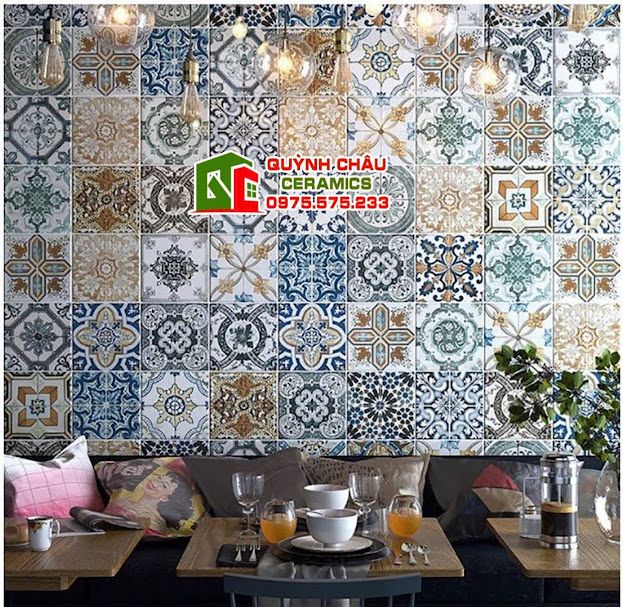 Gạch bông 20x20 hỗn hợp mix hoa văn đẹp