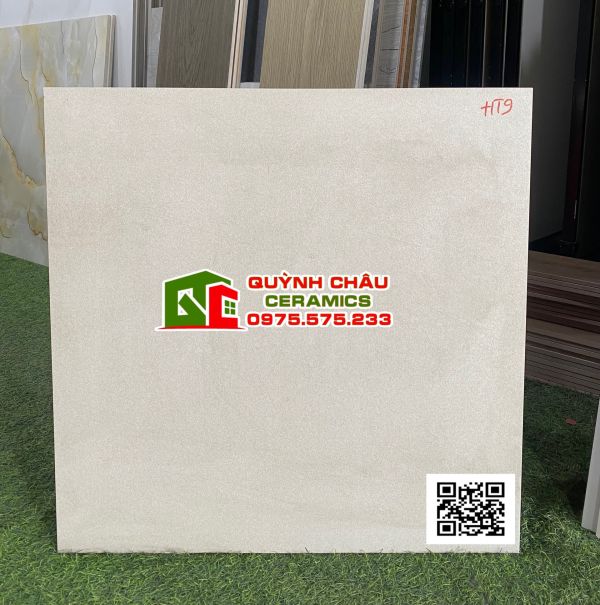 Gạch lát nền phòng khách 60x60 đá mờ viglacera