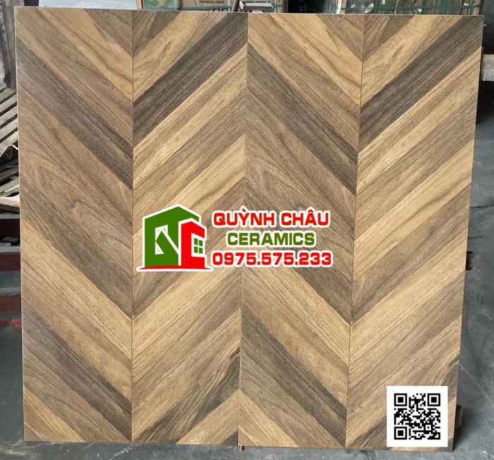 Gạch ốp lát 60x120 giả gỗ vân xương cá đá mờ mài cạnh giá tốt