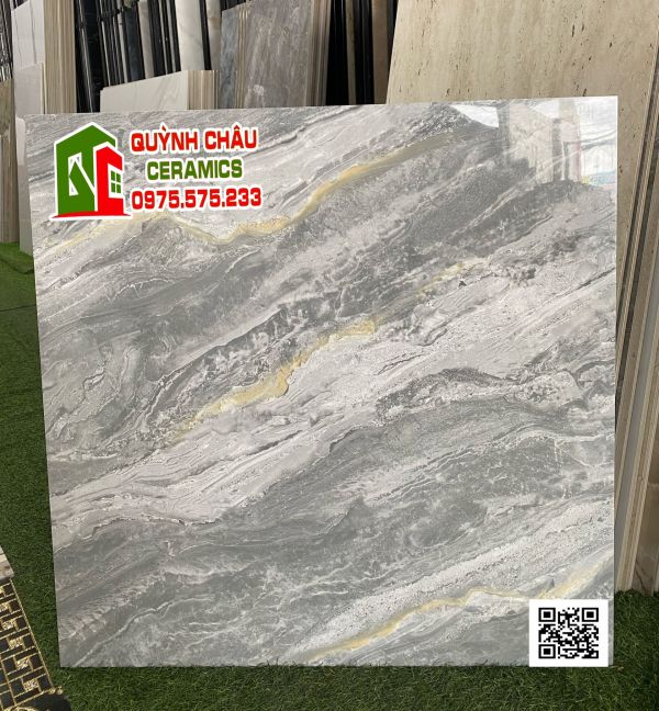 Gạch bóng kính 80x80 takao vân đá xám 4695