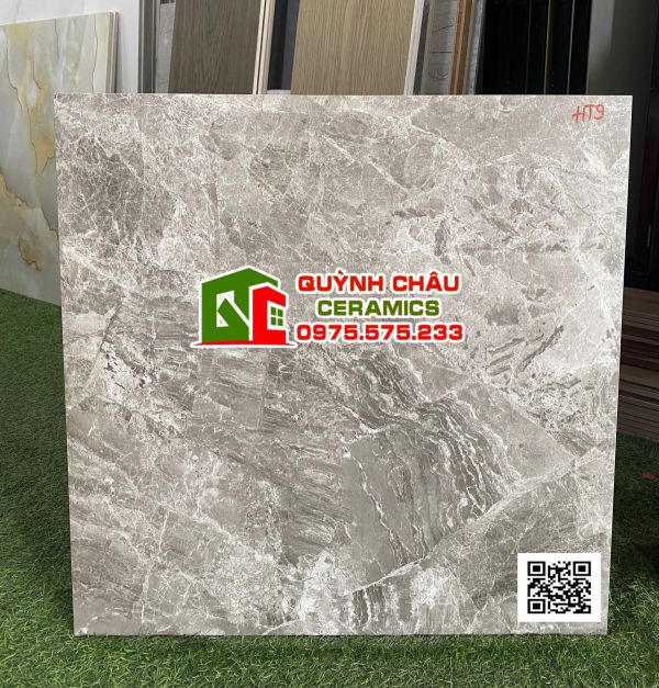 Gạch viglacera 600x600 xám mờ vân đá marble