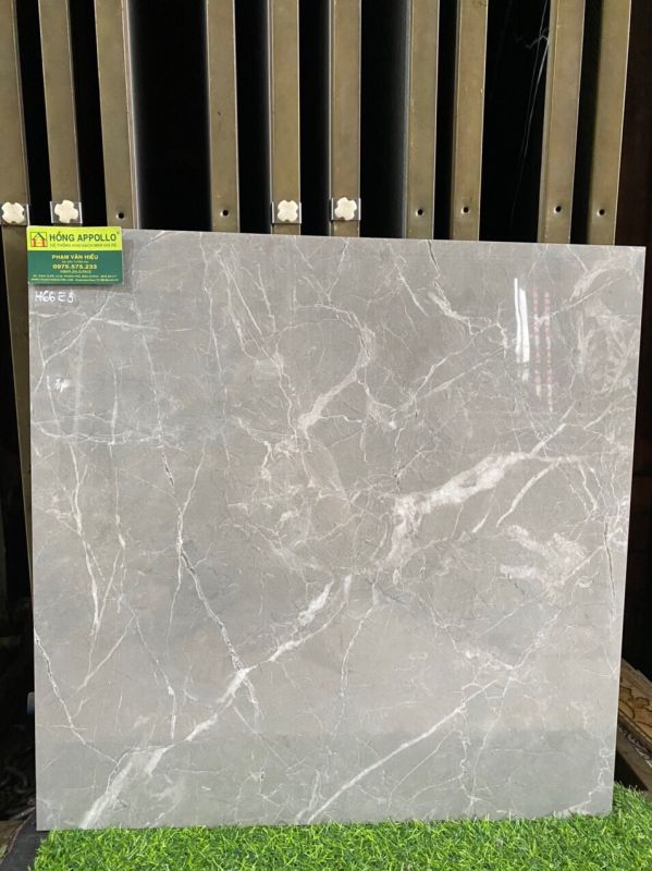 Gạch Bóng Kiếng 60x60 Đá Xám Vân Trắng