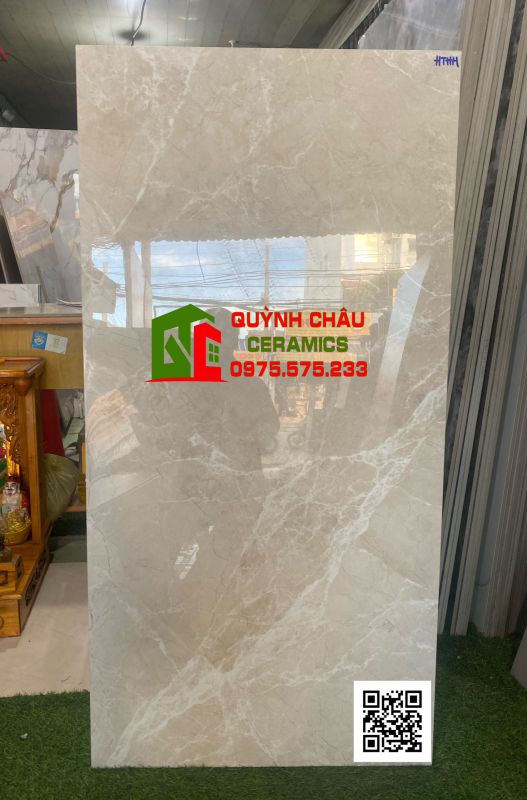 Gạch ấn độ lát nền 60x120 bóng Polish vân đá đẹp