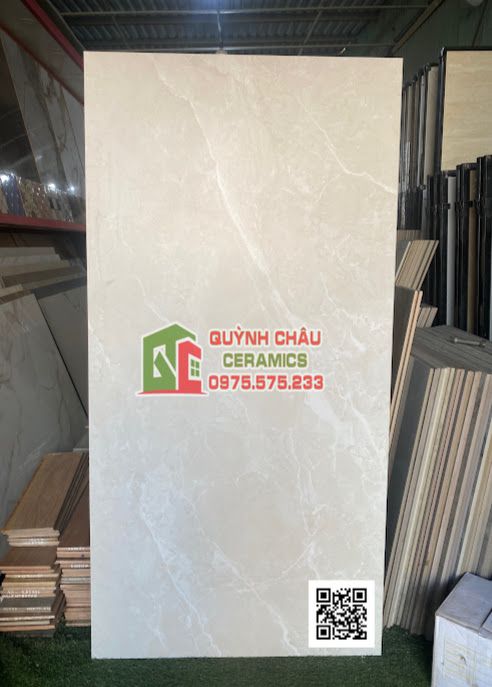 Gạch lát nền Apodio 80x160 đá mờ kem matt tinh thể