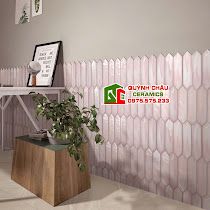 Gạch thẻ mũi tên màu hồng gợn sóng
